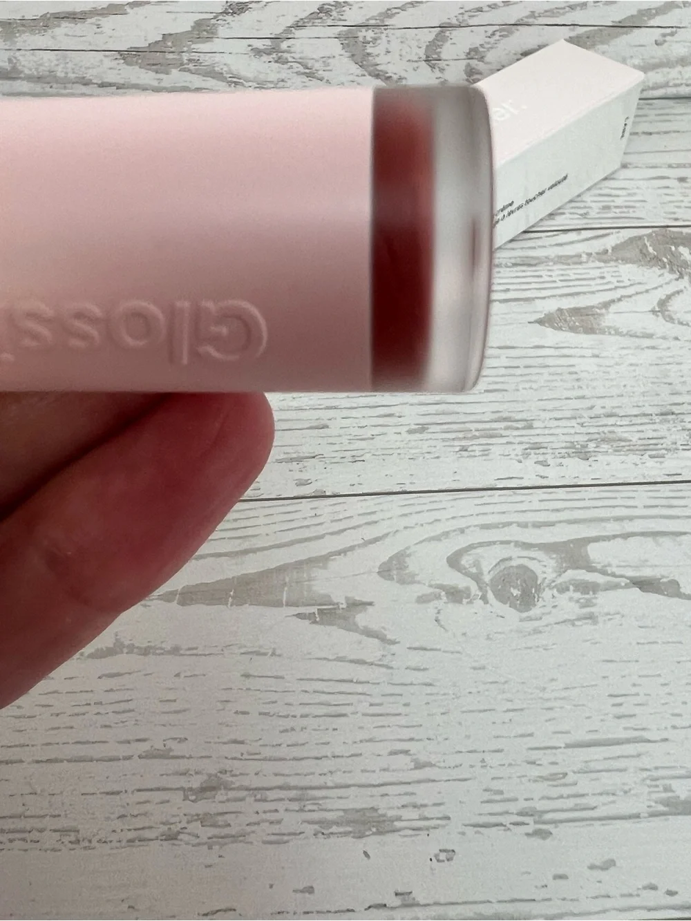 Glossier G Suit Soft touch lip cream, shade ‘lane’